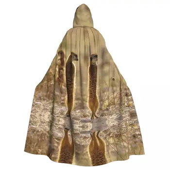 Plášť s kapucňou Unisex Plášť s Kapucňou Meerkats Stráže Súmraku Plášť Upír Čarodejnice Cape Cosplay Kostým