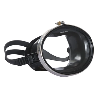 Potápanie Zrkadlo Potápačské Okuliare Silikónové Kvapaliny Vonkajšie Šnorchlovanie Tvrdené Sklo 4 mm Hrubé Anti-fog Potápačské Masky Trvanlivé