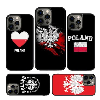 Poľsko poľská Vlajka puzdro Pre iPhone 15 SE 2020 XR X XS Max 6 7 8 Plus 12 13 Mini 11 12 13 14 Pro Max Bumper Kryt