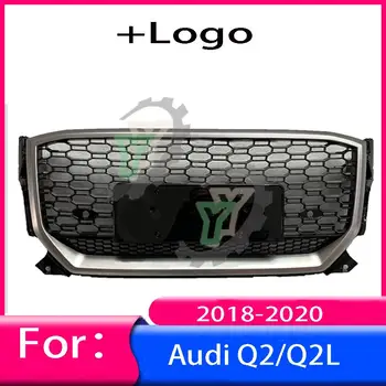 Pre Audi Q2/Q2L 2018 2019 2020 Auto Predný Nárazník Mriežka Strede Panelu, Tvarovanie Hornej časti Grilu (Úprava Pre RSQ2 štýl)
