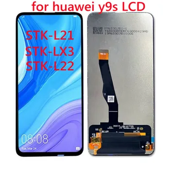 Pre Huawei y9s LCD originál y9s obrazovke STK-L21 STK-LX3 STK-L22 dotykový LCD digitálny displej s hraníc