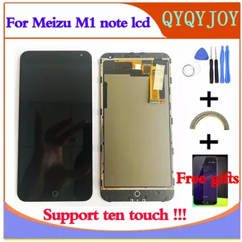 Pre Meizu M1 Poznámka: dotyková obrazovka Digitalizátorom. +LCD Displej Pre Meizu M1 Poznámka 5.5