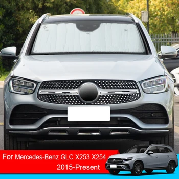 Pre Mercedes-Benz GLC Kupé X253 X254 2015-2025 Auto Slnečníky UV ochranný Kryt bočného Okna Záclony slnečník Clonu Sklo