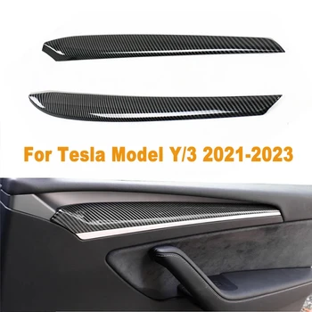 Pre Tesla Model Y / 3 2021 - 2023 Autá Doplnky, Dekorácie Auta, Dvere Interiérové Dekorácie Zábal Súprava Príslušenstva
