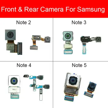 Predné, Zadné Kamera Pre Samsung Galaxy Note 2 3 4 5 Lite 3Neo N7505 N7100/N900/N9005/N910C/N910F/N920 Čelí Hlavný Fotoaparát Späť