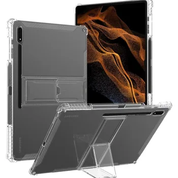 Prípad tabletu Samsung Galaxy Tab S9 TPU Spodný Kryt s perom Slot Anti drop obal pre Samsung S9 11,S9 Plus 12.4 palcový SM-X810