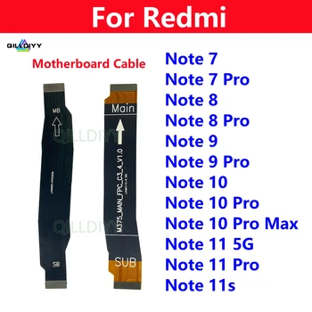 Pôvodné Hlavnej Doske Konektor Rada Flex Kábel Pre Xiao Redmi Poznámka 11 10 9 8 7 Pro Max 11s 5G Note7 Note8 Note9 Note10