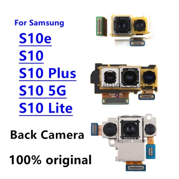 Pôvodné Späť Zadné Hlavný Fotoaparát Pre Samsung Galaxy s rezacím zariadením S10 Plus Lite G975F G975U G973F G973U S10E G970F 5G G977B G977U G977N G770F