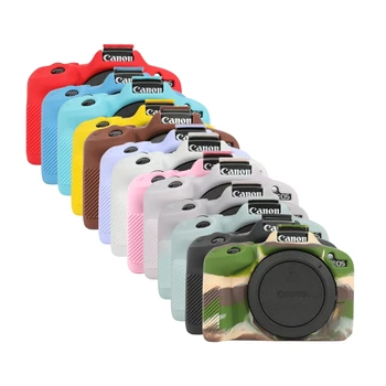 R50 Silikónové Brnenie Pokožky Fotoaparát Prípade Telo Kryt Chránič pre Canon EOS R50 Digitálneho Fotoaparátu