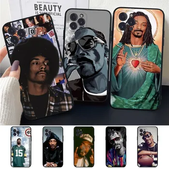 Rapper Snoop Dogg Telefón Prípade Silikónové Mäkké Pre Iphone 15 14 13 12 11 Pro Mini XS MAX 8 7 6 X Plus XS XR Kryt