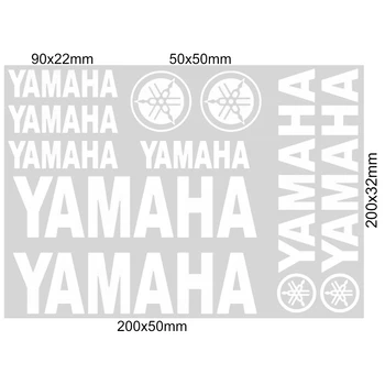 Reflexná Nálepka Na Yamaha Odtlačkový vinyl Motocykel Logo Auta