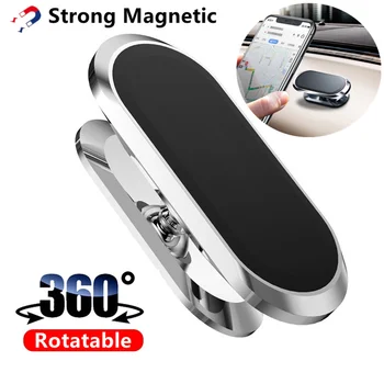 Rotujúce Magnetické Auto Držiaka Telefónu odvzdušňovací Podporou GPS Silný Magnet Smartphone Stojan do Auta pre iPhone 13 12 Pro Samsung MI
