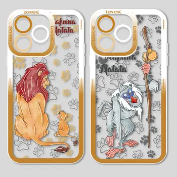 Simba Disney Lion King Roztomilý Telefón puzdro Pre iPhone 14 13 12 mini 11 Pro Max 8 7 Plus XR XS X Angel Eyes