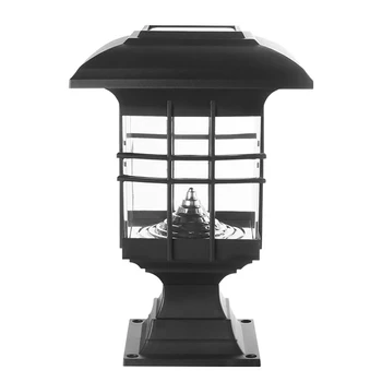 Solárne Post Stĺpec Lampa Nepremokavé Krajiny Záhradné Solárne Svetlo LED Vonkajšie Post Palube Spp Stĺpec Plot Lampa