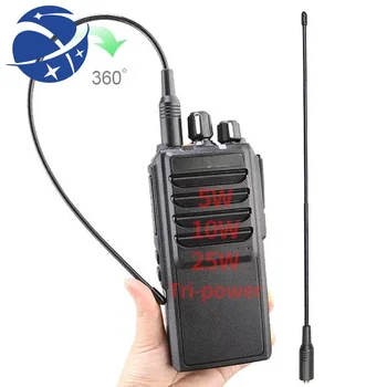 TSSD X9250 25W Vysoký Výkon 50km prenosné profesionálny rozhodca komunikačný systém Kontroly Dlhý Rad obojsmerné Rádiové walkie talkie