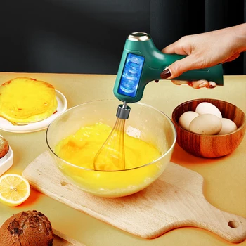 Vajcia Šľahač Domácnosť, Elektrické Miešadlo Prenosné Malé Vreckové Automatické Hádzanie Stroj Na Tortu Krém Na Pečenie