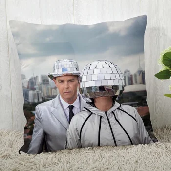 Vlastný Pet Shop Boys Vankúš Polyester Dekoratívny Vankúš na zips obliečky na Vankúš obliečka na Vankúš Štvorec 40*40 cm drop shipping
