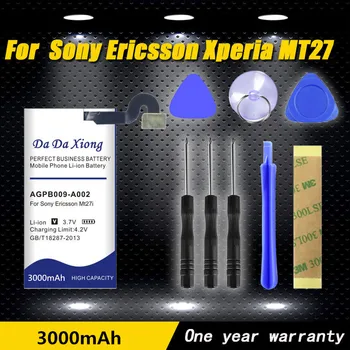 Vysoká kvalita 3000mAh AGPB009-A002 Li-ion Batéria Telefónu Sony Ericsson Xperia MT27 MT27i batérie Telefónu