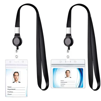 Zaťahovacie Odznak Cievky Krk ozdobná šnúrka na uniforme Kartou Kryt na ID Kartu, Mobil Tlačidlo Zamestnanca Služobného Práce Karty Odznak Lano alebo povraz Popruh