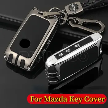 Zliatiny Kľúča Vozidla Prípade Kryt Plášťa Pre Mazda 3 Alexa CX30 CX-4 CX5 CX-5 CX8 CX-8 CX-30 CX9 CX-9 Chránič Keyless Fob Príslušenstvo