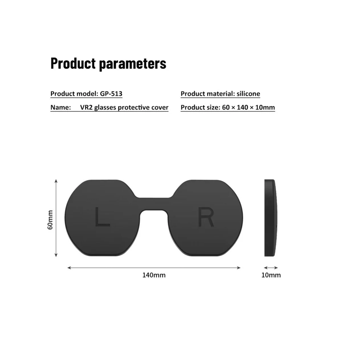 Pre PS VR2 Okuliare Silikónový Ochranný Kryt pre PSVR2 protiprachová Ochranný Kryt VR/AR Okuliare Príslušenstvo